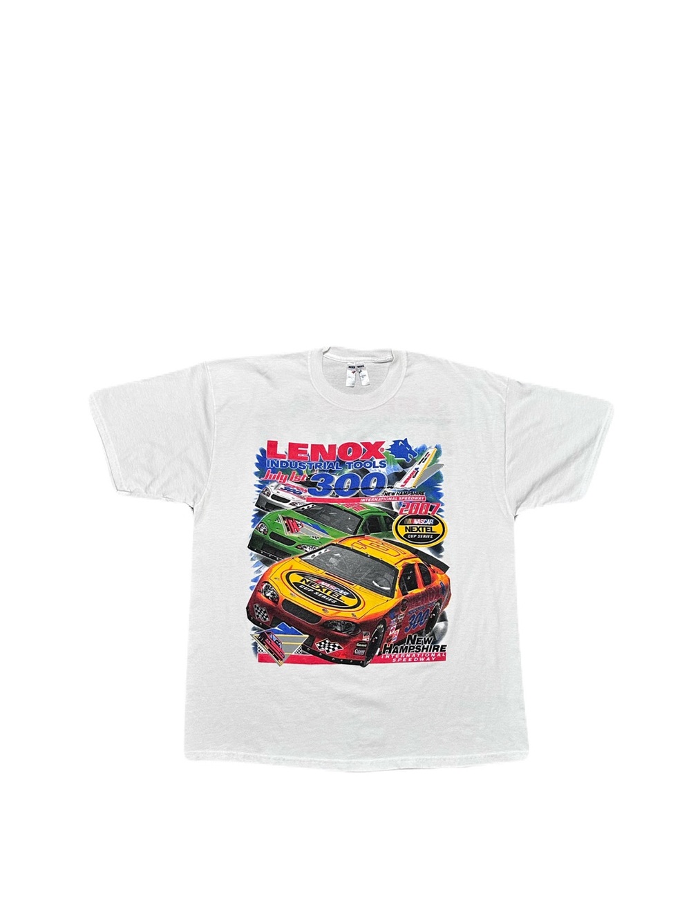 vintage NASCAR T-shirt 2007 Lenox size XL y2k